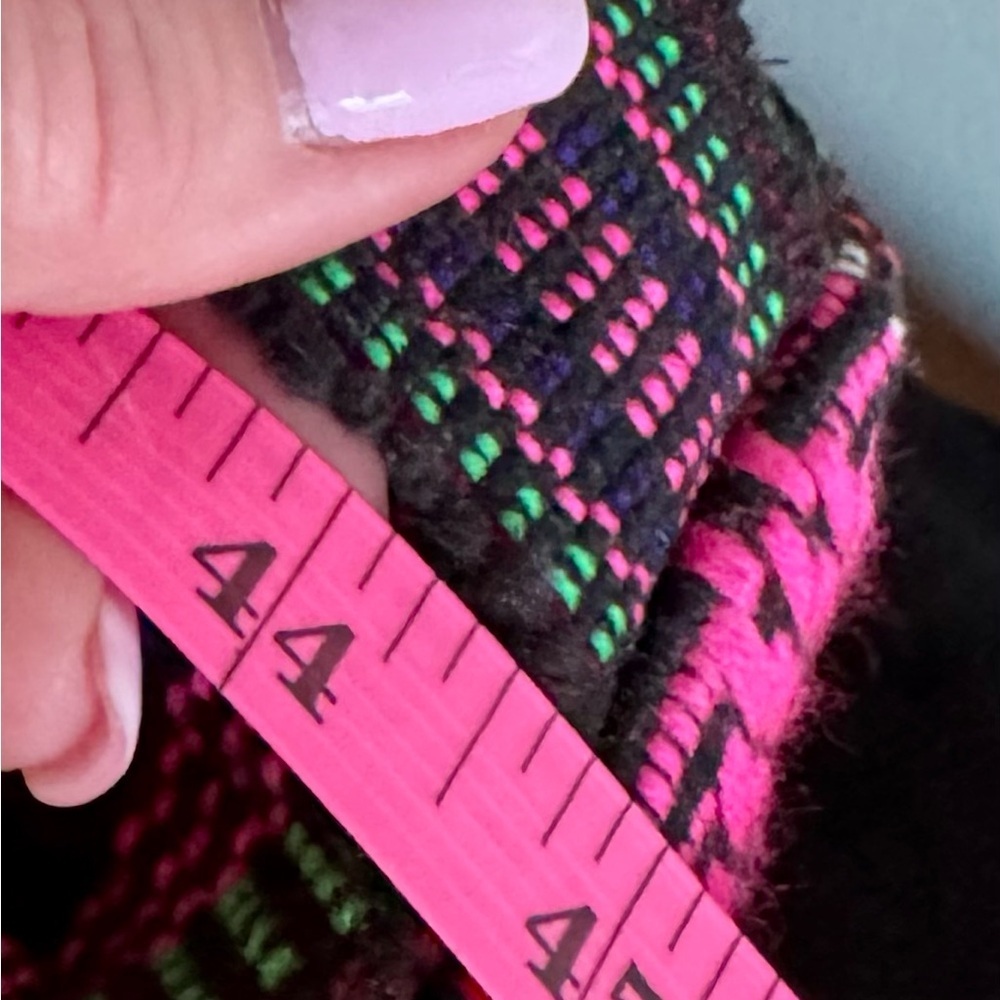 NWOT LILLO MADE IN MEXICO BAG colors are pink blue green yellow and black - Picture 7 of 11